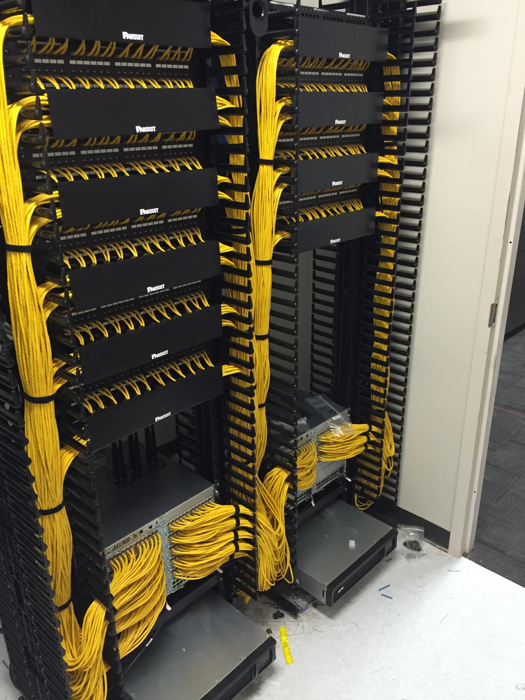 Panduit rack cabled final